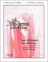 Come Ye Faithful Raise the Strain Handbell sheet music cover